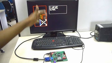 FPGA  Implementation of Tetrix Game using Spartan3 FPGA Image Processing kit