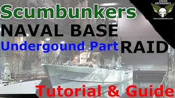 SCUM BUNKERS - Special - A4 Naval Base UNDERGROUND - entry and exit - most easy