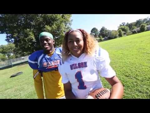 Cynthia Brown talks about her touchdown pass