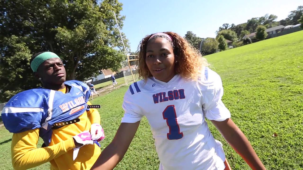 Cynthia Brown talks about her touchdown pass