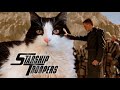 Starship troopers with a giant cat by meowdrama