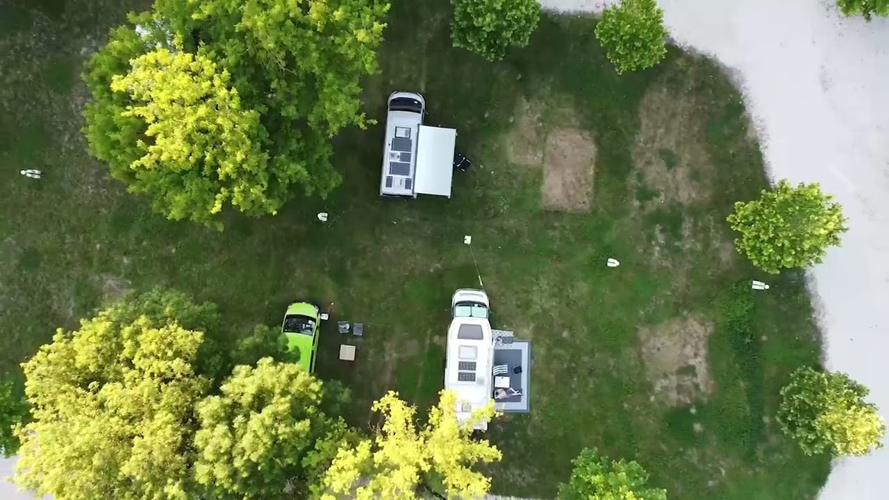 Arena Camping from a bird's eye view. ❤️🦅