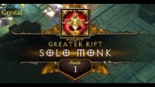 Diablo 3 | GR134 Solo Monk | Rank 1 WORLD (LoD WoL)