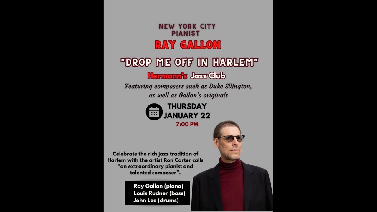 Ray Gallon | Drop Me Off in Harlem