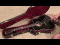 Musicians friend sold me a used guitar unboxing a taylor 250 ce blk dlx