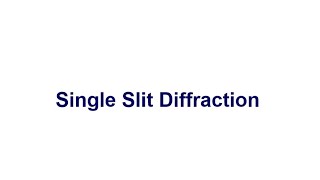 Single Slit Diffraction Ap Physics 2 Single Slit Diffraction Unit 14 Step By Step Derivations Examples