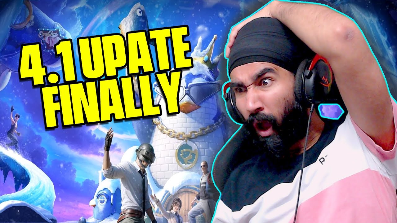 FINALLY BGMI NEW UPDATE 4.1🤩| BGMI LIVE | PUBG LIVE