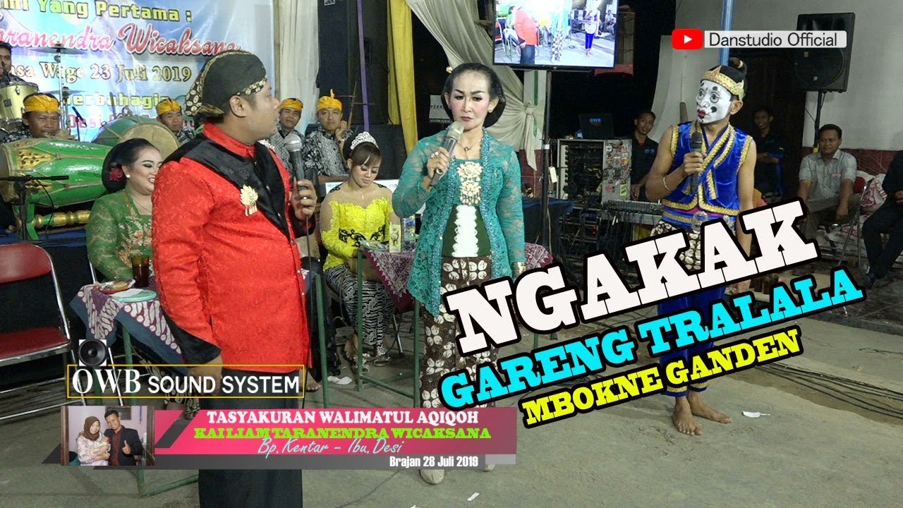 LUCU NGAKAK BARENG GARENG TRALALA & MBOKNE GANDEN