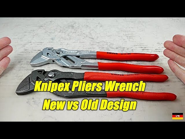 Knipex 7-1/4 Pliers Wrench 8605180 Adjustable Wrench w Comfort Grips