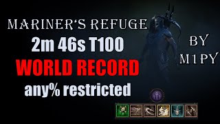 Diablo 4 Stealth Barber Rogue 2m 46s Mariners Refuge T100 any% restricted Speedrun World Record
