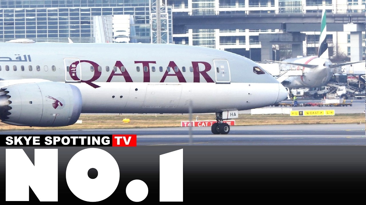 Qatar Airways | Best Airline | Plane Spotting Highlights | Aircraft Airport Action