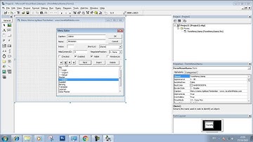 TAHAP 2 - Membuat Menu Utama Aplikasi Pembelian VB 6