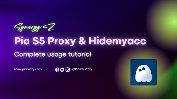 User Guide: How to use Pia S5 Proxy with Hidemyacc