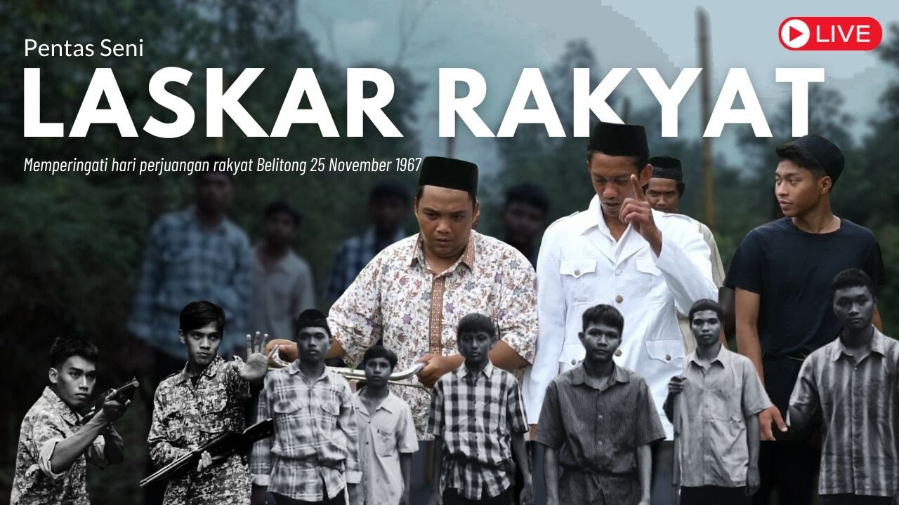 Seni Rakyat Pentas Seni Laskar Rakyat Hari Perjuangan Rakyat Belitong - YouTube