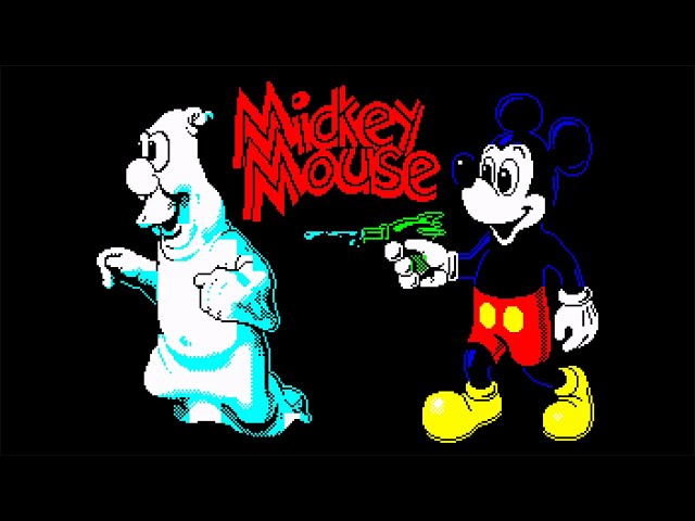 MikeyMouse　ステージ Mickey Mouse. ZX Spectrum. Прохождение - YouTube