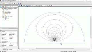 Brooks coil magnetostatic simulation using QuickField FEA software