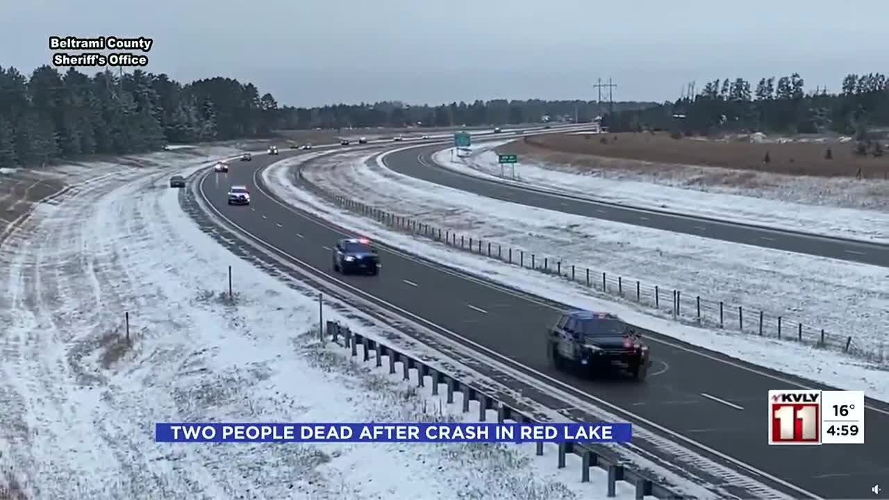 Two people dead after crash in Red Lake