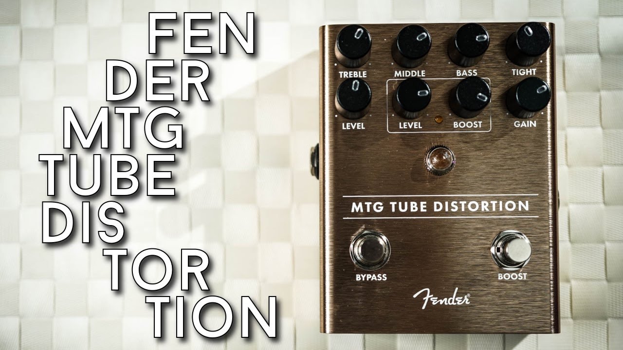 Bruce's magic is inside this one! Fender MTG Tube Distortion Review -  YouTube