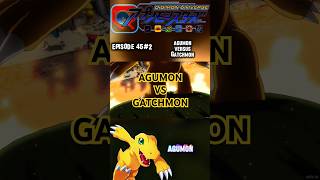 Agumon Vs Gatchmon #Digimon #digimonuniverse #Shorts