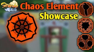 Chaos Element Full Showcase | Shindo Life | Order Element