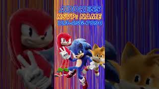 Sonic Video Invitation