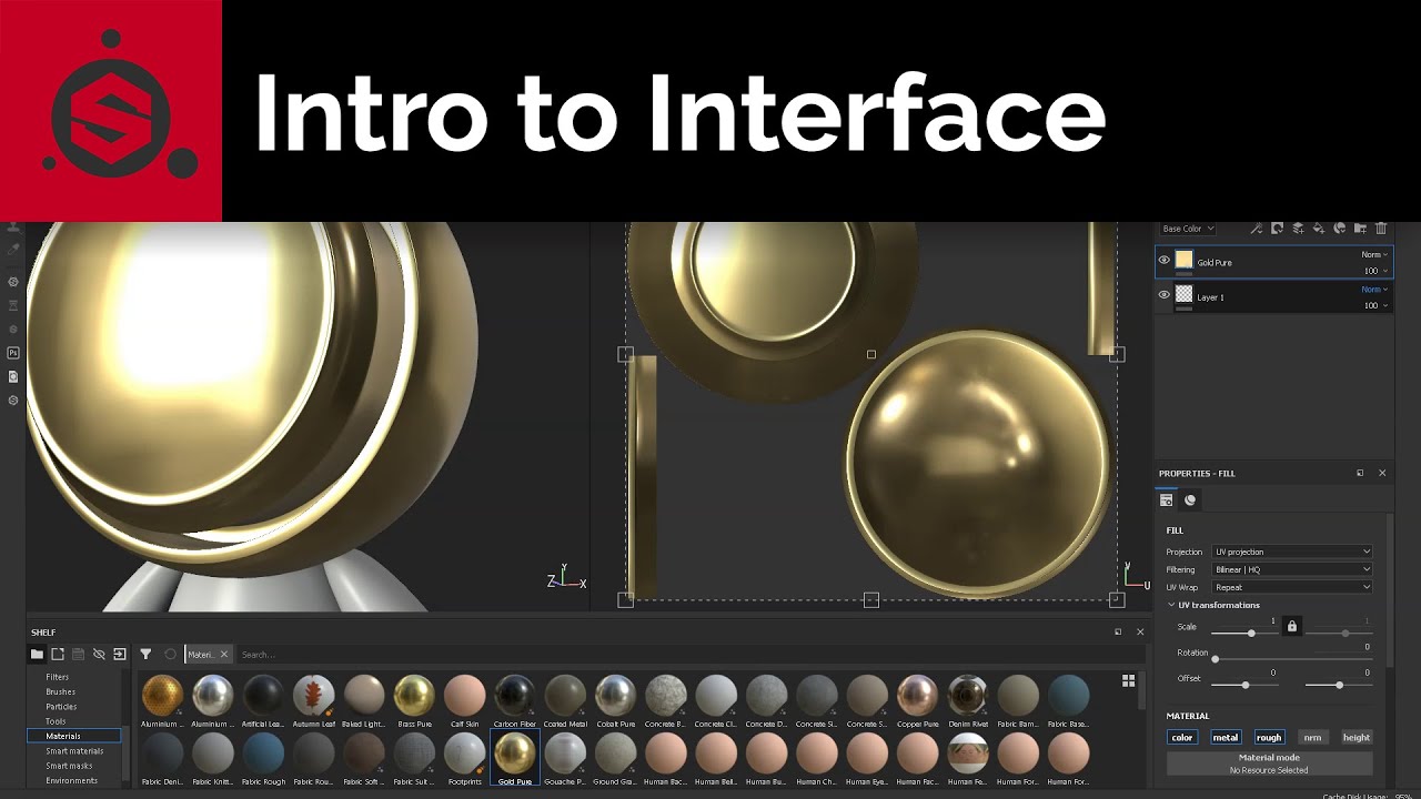 Substance Painter: Intro to Interface - YouTube