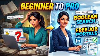 How Recruiters Work Daily + Boolean Search + Free Job Portals Beginner Guide 2026 #hr #recruitement
