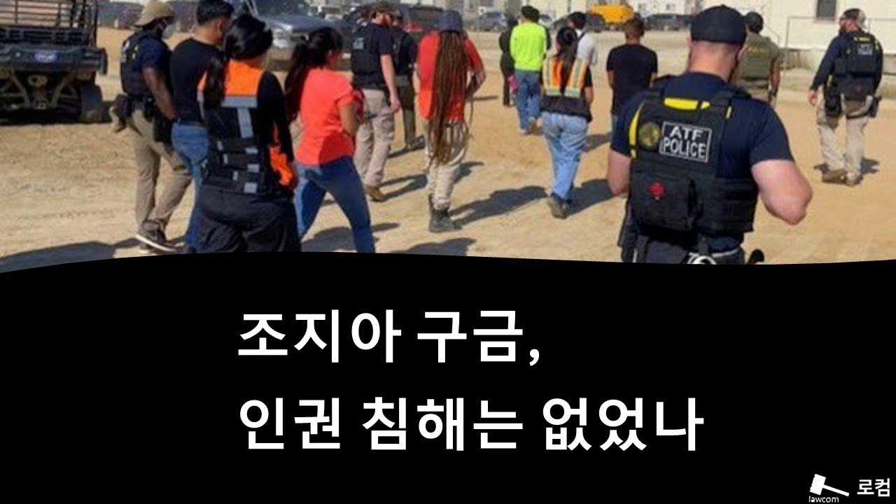 조지아 구금, 인권 침해는 없었나