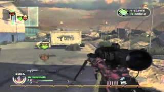 mw2 360 quick scope - intervention