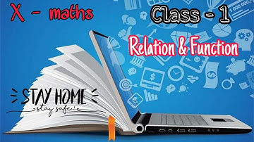 Class -1 | 10th Maths | UNIT -1 Relation and Function | Definition - By Nivetha Bharathi