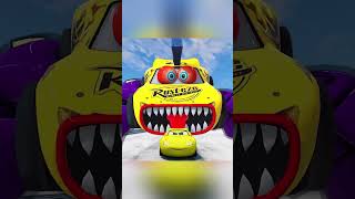 P1 Epic Escape From The Lightning McQueen Huggy Wuggy Eater & Spider Eater | | Coffin Dance Cover