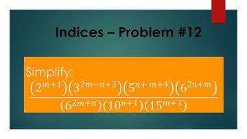 13 - Simplifying  a Complex Exponential Expression | Video Tutorial - MadhavanSV