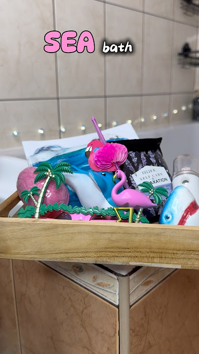 Sea ​​bath 🌊 what's next? #asmr #bathroutine #bathessentials #night #shorts #fyp #bathtime