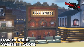 How to Build a Wild West General Store | Minecraft Tutorial
