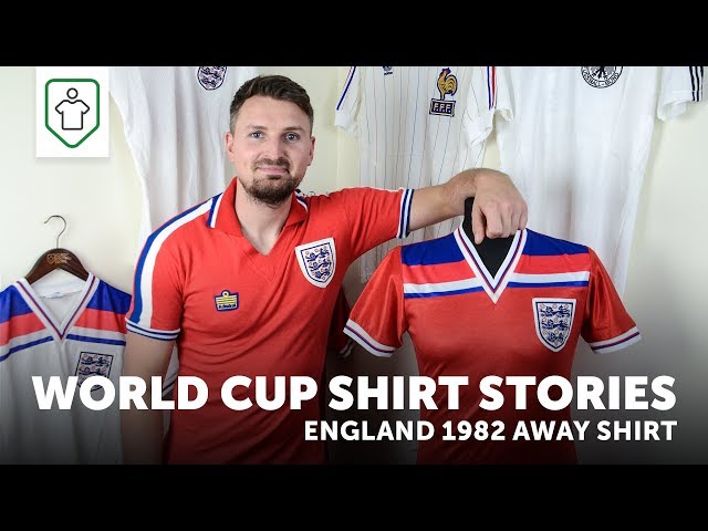 World Cup Shirt Stories: England 1982 Away - YouTube