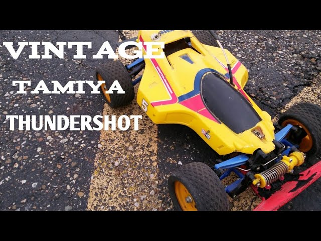 Vintage 1987 tamiya thunder shot unboxing and testing - YouTube