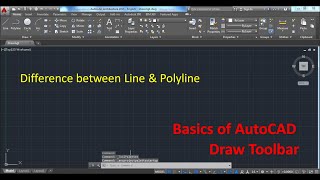 Difference between line and polyline in autoCAD
