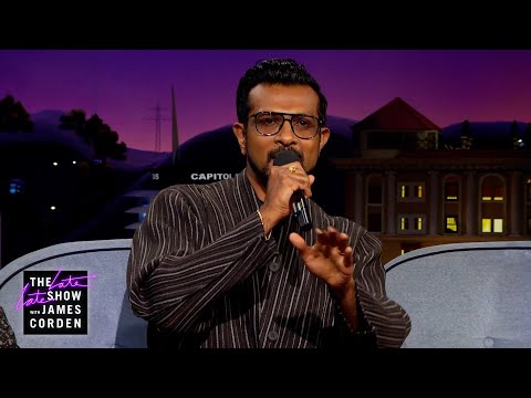 Utkarsh ambudkar drops a late late show freestyle