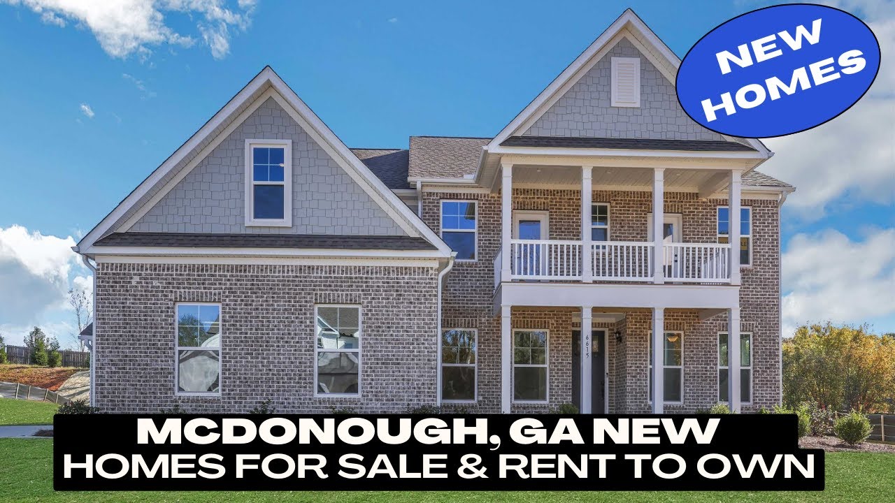 🔴 McDonough & Stockbridge Homes for Sale & 🔵 RenttoOwn! Home Tours