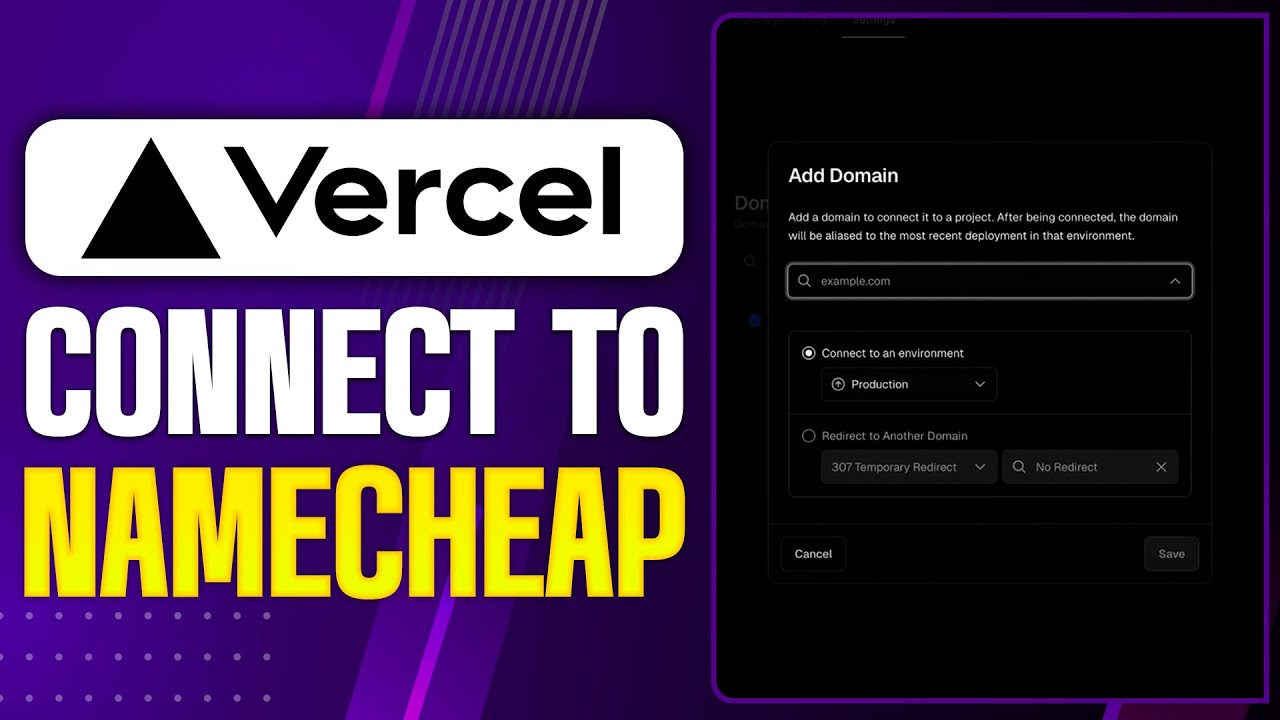 How To Connect Namecheap Domain To Vercel (2026 Updated Tutorial) - YouTube