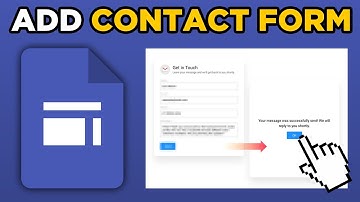 How To Add Contact Form on Google Sites (2025)