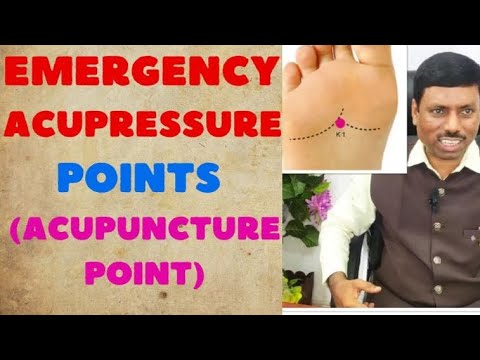 EMERGENCY ACUPRESSURE POINT'S (ACUPUNCTURE POINT) - YouTube