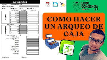 Como Hacer un ARQUEO de CAJA🔥 PLANTILLA Fácil en EXCEL - LCAS