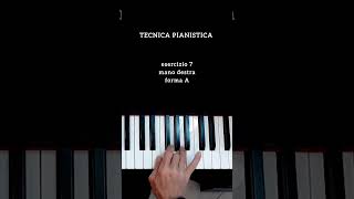 TECNICA PIANISTICA esercizio 7 mano destra forma A #pianotutorial #pianoforte #piano