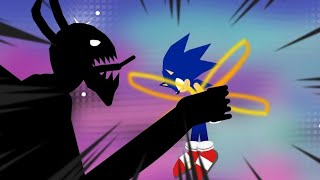 The Darkest Knight VS Archie sonic | Stick Nodes Animation