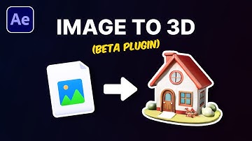 Instant Image to 3d model in After Effects | ObjPop Beta