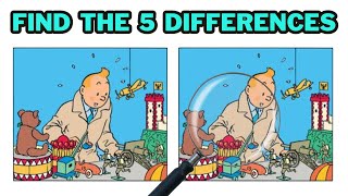 Find the Difference - TINTIN  #QUIZ #PUZZLE #SHORTS #CARTON