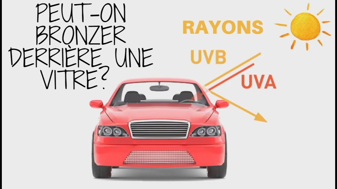 Bronze T on A Travers Une Vitre De Voiture