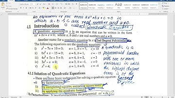 Quadratic Form, Distribution of Quadratic Form, & Cochran Theorem 1/5