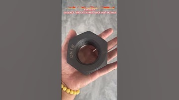 M48 high-strength nut, blackened by modulation, with grade 10 performance # Forging manufacturer